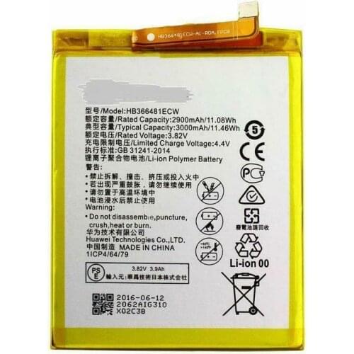 Bateria Original Huawey y6 prime 2018 atu-l31 REF HB366481ECW 2900mAh ENVIO GRATIS