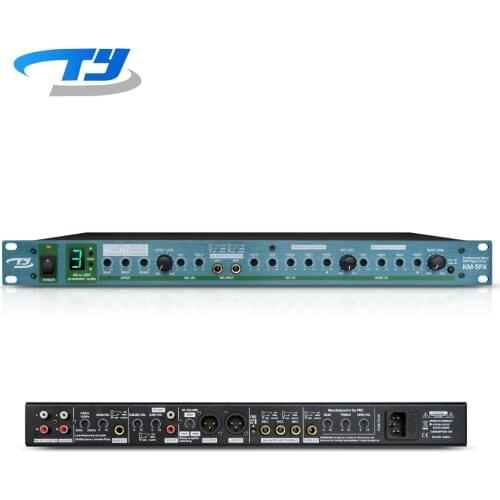 KM - 5FX Professional Stage Before Level Simulation Results with Reverberation. Prevent the Noise