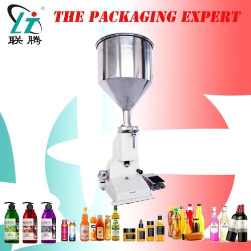 Manual Filling Machine 50ml For Nail Polish Cream Paste Filling Machine Manual Paste Filler Pneumatic Liquid Filler Perfume