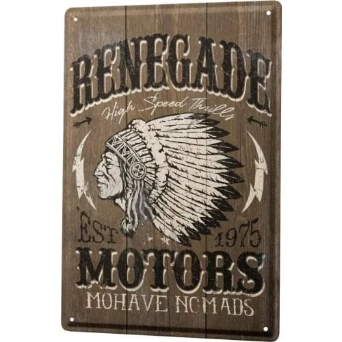 SINCE 2004 Tin Sign Metal Plate Decorative Sign Home Decor Plaques Garage Chief Motors
