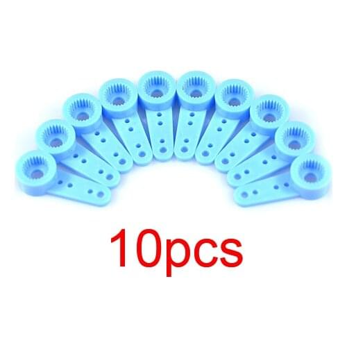 10PCS Servo Horn for DS290MG/DS452MG/D1102/KST215/115/113MG Plastic Servo Steering Arm Spare Parts for RC Airplane Model