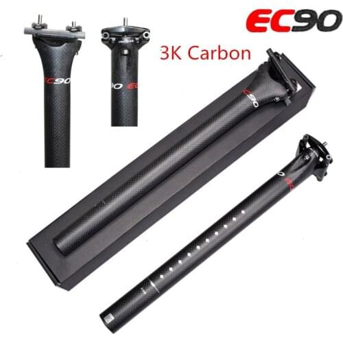 2019 EC90 Special new arrive MTB Bicycle seatpost Double nail road Bicycle seatpost carbon fibre bike seatpost bike parts 3KorUD