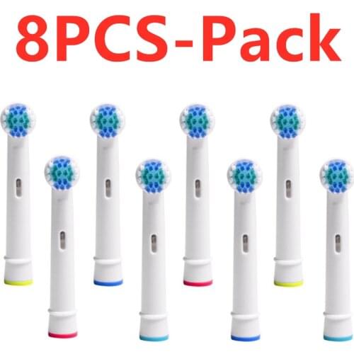 8Pcs Replacement Brush Heads For Oral B Rotation Type Electric Toothbrush Replacement heads/ Pro Health/Triumph/ Advance Power
