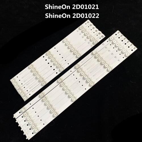 LED Backlight Lamps Strip for 48PFF5655/T3 48E50HR TPT480H2-HWU23 N177 ShineOn 2D01021 ShineOn 2D01022