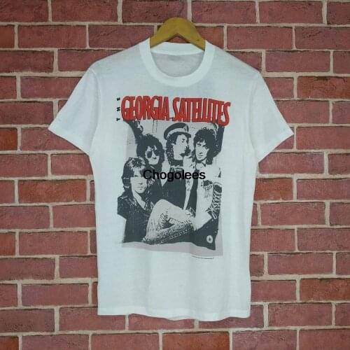 Vintage 80s The Georgia Satellite Band Rock Concert Tour T shirt Small size