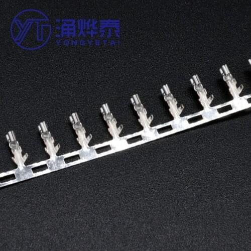 YYT 100PCS PH2.0 2.0mm Connector Reed Cold Head Metal Jumper Wire Cable Terminal For Housing PH 2.0 Female Terminal