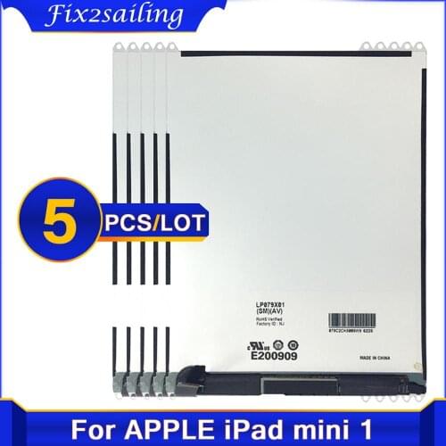 5 Piece/Lot AAA+ Grade LCD For ipad mini 1 A1432 A1454 A1455 LCD Display Screen Panel Repair Parts