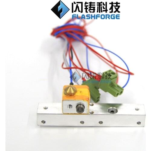 1 set flashforge single extruder assembly kit 1.75mm single nozzle upgrade components