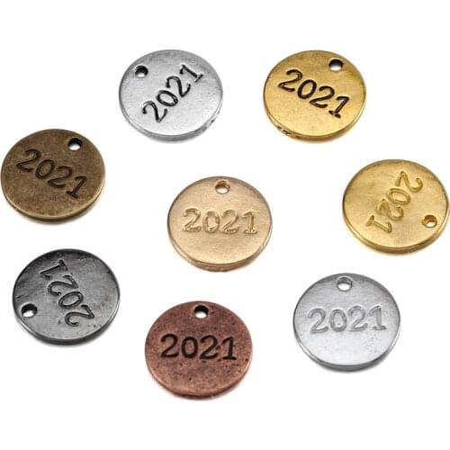 11mm 40pcs/lot DIY Charms for Bracelet Making Jewelry Making Supplies Designer Charms for Bracelets In Bulk