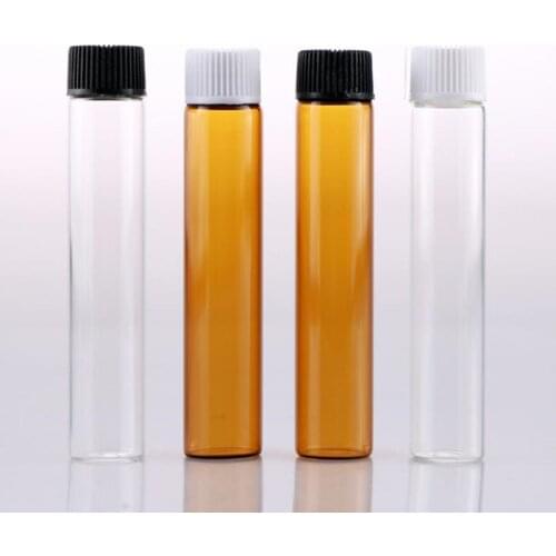 5ML/10ML Mini Small Empty Essential Oil Bottle Amber Mini Glass Amber/Transparent Sample Vial Small Essential Oil F20173038