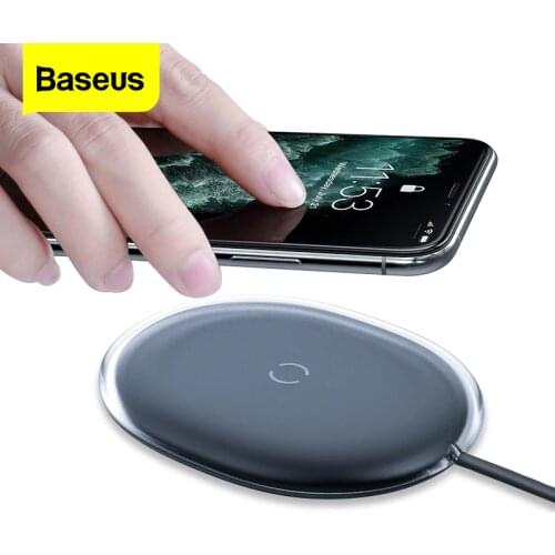 Baseus 15W Qi Wireless Charger For iPhone 11 Pro 8 Plus Induction Fast Wireless Charging Pad For Airpods Pro Samsung Xiaomi mi 9