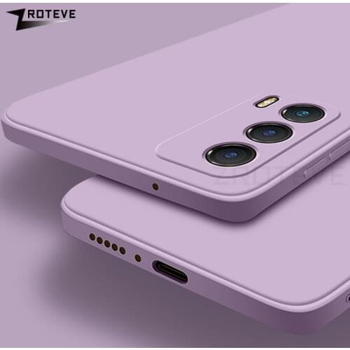 18 Case ZROTEVE Liquid Silicone Cover For Meizu 18 Pro Case Global Soft TPU Back Cover For Meizu 17 16 th 16th Plus Phone Cases
