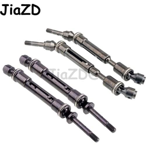 2PCS RC Car Upgrade Part Alum Alloy Front & Rear 727 Slash 4*4 Universal Drive Shaft CVD for Rock Crawler TRAXXAS RC Car Parts