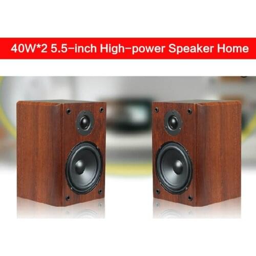 80W High-power 5.5-inch Speaker Home Passive Audio HIFI Speaker Fever-level High-fidelity Bookshelf Speaker Center Surround
