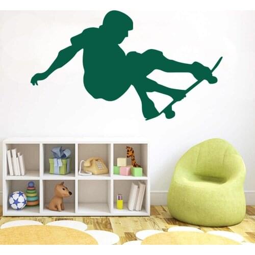 Gripboard Trick Skateboard Decal Wall Art Skateboard Sports Sticker for Home And BedRoom Decoration Removable A002497
