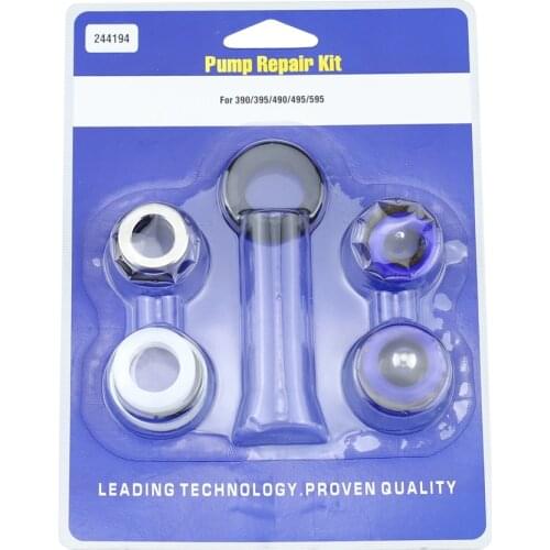244194 Pump Repair Packing Kit for Grac Ultra Max II 390 395 490 495 595 LineLazer 3400 Aftermarket Airless Paint Sprayer