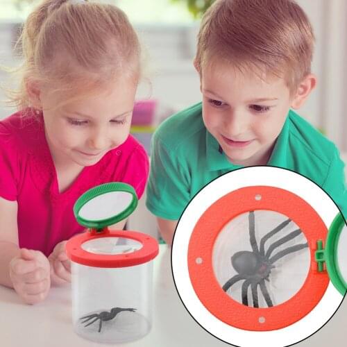 Insect Catcher Bug Viewer Observation Magnifier Container Kids Toddlers Students Science Early Educational Learning Toys