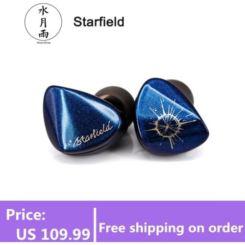 MoonDrop Starfield Headphone Carbon Nanotube Diaphragm Dynamic Hifi Music Monitor DJ Studio Stage Sports Earphone Earbuds