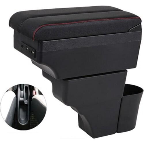 For Nissan Note armrest box central content box interior Armrests Storage car-styling accessories part with USB