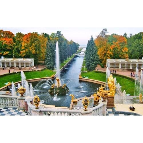 Full 5D Diy Daimond Painting Beautiful Fountain Cross-stitch Christmas 3D Diamond Painting Rhinestones Paintings Embroidery