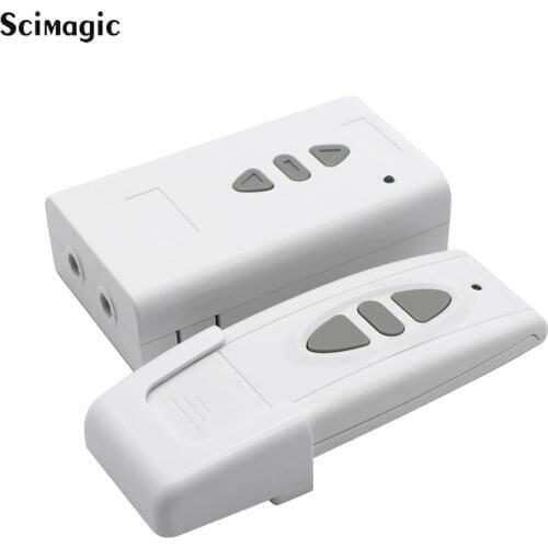 433MHz AC220V 2CH Relay Receiver + Transmitter Wireless Remote Control for electric pylon, garage doors, extendable doors, pumps