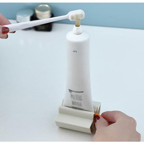 Manual Toothpaste Squeezer Rolling Holder Facial Cleanser Squeezer Toothpaste Squeezing Clip Portable Bathroom Supplies New