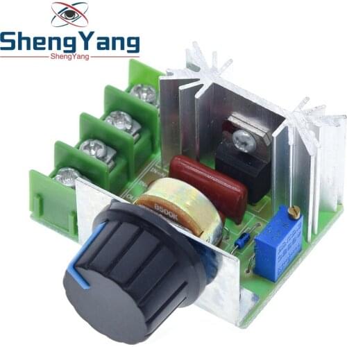 ShengYang AC 220V 2000W SCR Voltage Regulator Dimming Dimmers Speed Controller Thermostat