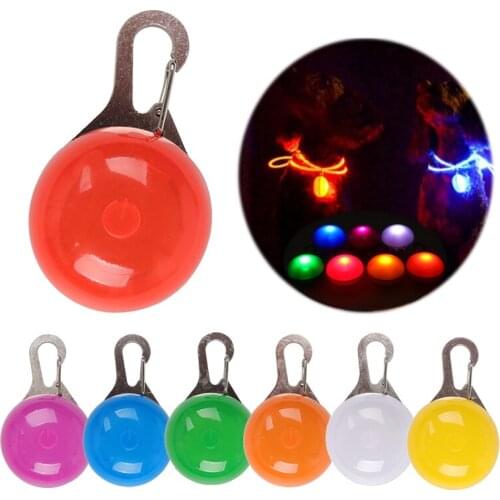 Night Safety LED Flashlight Pet Pandent Glow In The Dark Bright Pets Supplies Accessories Cat Dog Collar Leads Lights