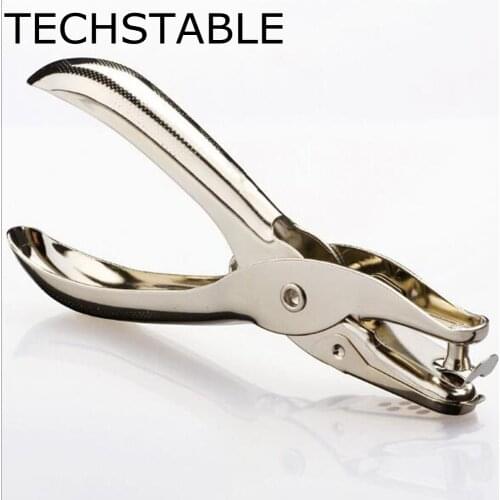 TECHSTABLE High Quality Hole Punching Pliers Perforator Tool Puncher for paper Free shpping