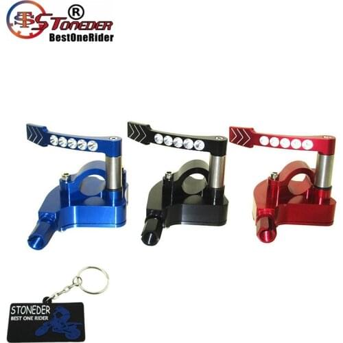 STONEDER CNC Billet Thumb Throttle For Yamaha Banshee YFZ350 Blaster YFS200 Raptor YFM350 660R 700 Warrior YFM350X YFZ450
