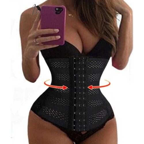 Women Waist Trainer Body Shaper Corsets with Cincher Corset Top Slimming Belt Black Shapers Shapewear Braces & Supports