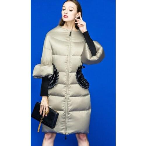 Winter Jacket Women 90% Duck Down Coat 2017 Warm Parka Female Long Down Jacket Quilted Coat