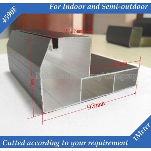1meter/pc 6meters/lot 4590F Straight Corner LED Display Screen Frame For P7.62,P10 ,P16,P20 Indoor and Semi-outdoor