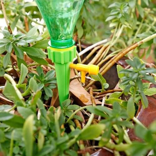 12Pcs Plant Self Watering Adjustable Stakes System Vacation Plant Waterer Self Automatic Watering