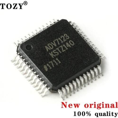5pcs / lot new original Adv7123kstz140-rl LQFP-48 10 bit high speed video DAC 330mhz