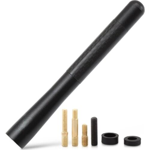 Car Antenna WRC style Carbon Fiber radio fm antena for Renault sceni c1 2 c3 modus Duster Logan Sandero CLIO Megane Koleos