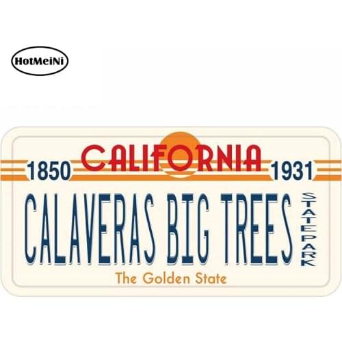 HotMeiNi 13cm x 6.8cm For Calaveras Big Trees State Park Scratch-Proof Car Stickers Motorcycle Decal Bumper Decoration