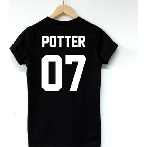 New fashion Unisex t shirts" Potter 07" tshirt Screen Print Polyester unisex women men tops tees TX5535