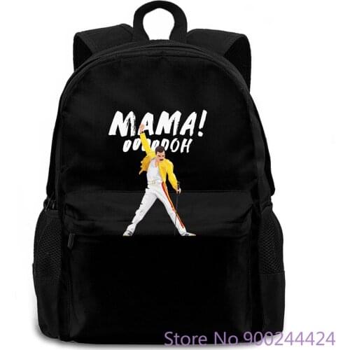 Mama Oooh Movie Freddie Mercury Bohemian Rhapsody Queen Mens Formal women men backpack laptop travel school adult