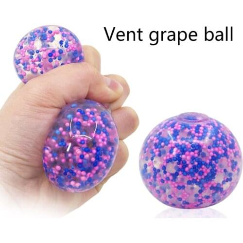 Ball Shape Stress Relief Toy Pink/Orange Decompression Fidget Simple Dimple Toys for Adults Kids Stress Relief