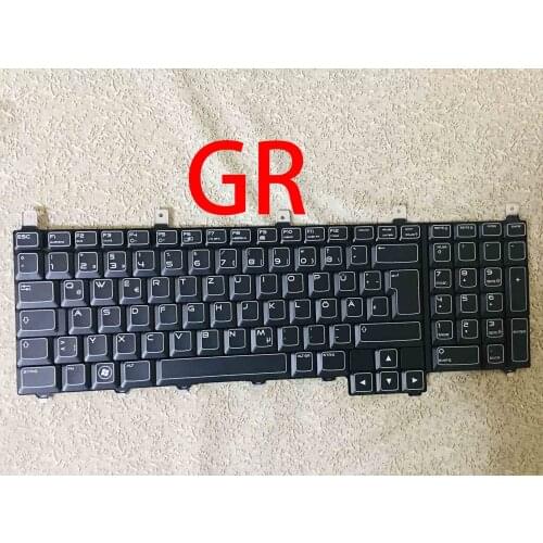 News keyboard for Dell Alienware M17X R1 R2 R3 R4 R5 R6 M18X R1 R2 R3 QWERTY Thai/US/Korean layout BLUE RIBBON