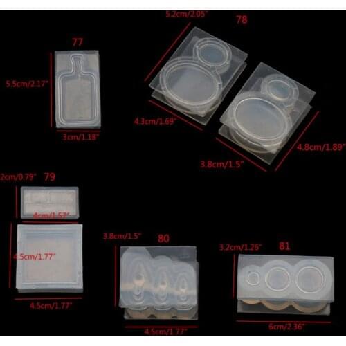 Mini Bottle High Heels Bread Pot Pendant Resin Mold Miniture Food Play Mold Tool