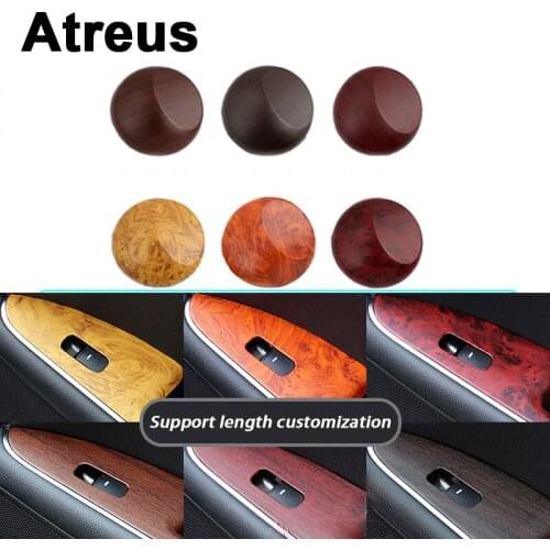 Atreus 30*100cm Premium Film Car Interior Decoration Decal Stickers For Nissan qashqai Citroen c4 c5 c3 Chevrolet cruze Peugeot