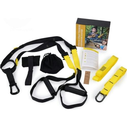 ADJUSTABLE SUSPENSION STRAP FOR TRAINING FLEXIBILITY, BALANCE, AEROBIC, YOGA, SHIPPING FROM SPAIN