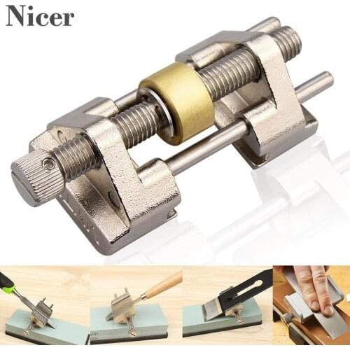 Precision Stainless Steel Chisel Sharpener Side Fixed Angle Honing Guide For Wood Chisel Planer Blade Flat Chisel Edge Sharpen