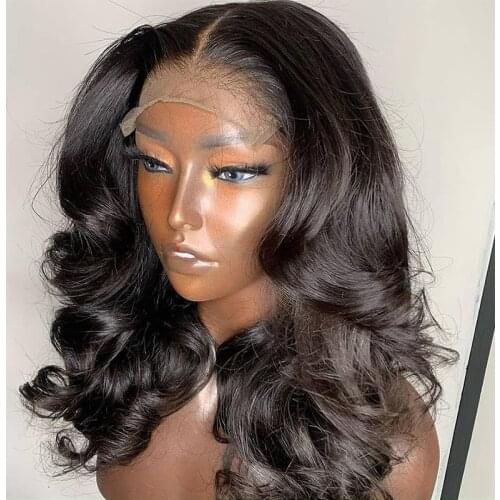 Wavy Short Bob Lace Front Human Hair Wigs Peruvian Remy 4x4 Lace Closure Wig Glueless 13x4 Lace Front Wig For Women Pre Plucked