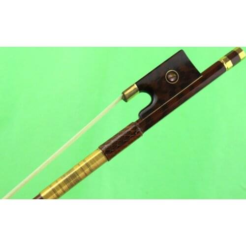 2 pcs Top High Quality SNAKEWOOD Violin Bows 4/4 very beautiful Violin Parts