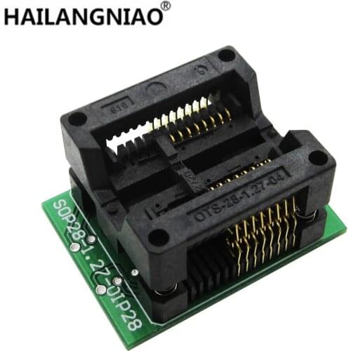 Top Quality Chip programmer SOP16 adapter socket SOP16 to DIP28 ots16 (28) -1.27-04
