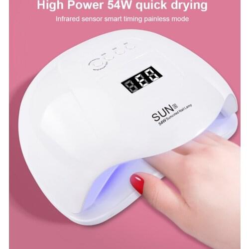 SUN X 5 Plus 54/36W LED Lamp Nail Dryer 36 LEDs UV Ice Lamp For Drying Gel Polish Auto Sensor 10/30/60/99s Timer Manicure Tools