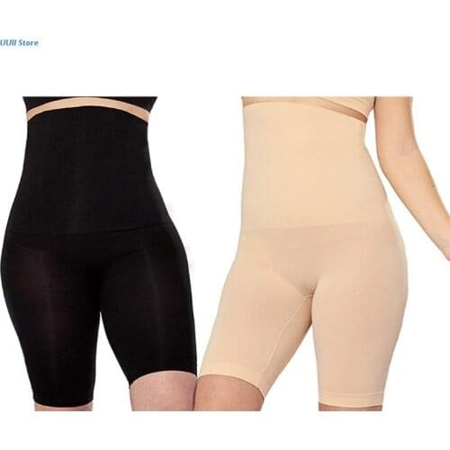 Women High Waisted Tummy Control Shapewear Slip Shorts Under Dress Thigh Slimmer Body Shaper Underwear Butt Lift Panties